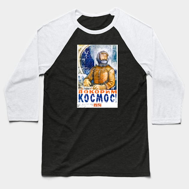 Kosmos 1 Baseball T-Shirt by ocsling